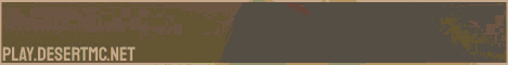 DesertMC banner DesertMC Minecraft server banner