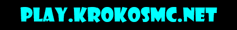 KrokosMC banner KrokosMC Minecraft server banner