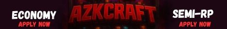 azkcraft banner azkcraft Minecraft server banner