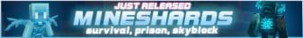 MineShards banner MineShards Minecraft server banner