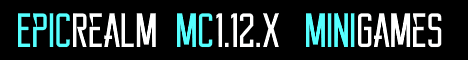 EpicRealm banner EpicRealm Minecraft server banner