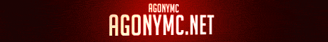 AgonyMC banner AgonyMC Minecraft server banner