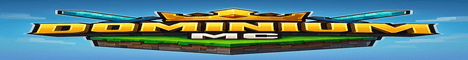 DominiumMc banner DominiumMc Minecraft server banner