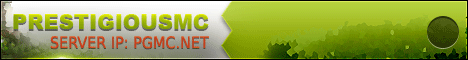 PrestigiousMC banner PrestigiousMC Minecraft server banner