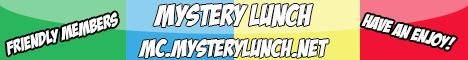 Mystery Lunch banner Mystery Lunch Minecraft server banner
