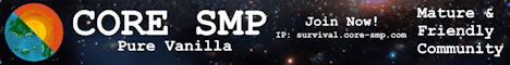CORE SMP banner CORE SMP Minecraft server banner