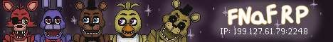 Retro Rotors FNaF banner Retro Rotors FNaF Minecraft server banner