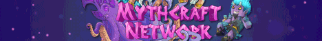 Mythcraft banner Mythcraft Minecraft server banner