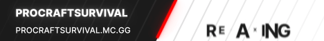 ProCraftSurvival banner ProCraftSurvival Minecraft server banner