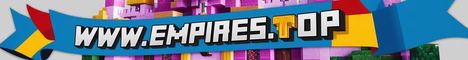 EMPIRES banner EMPIRES Minecraft server banner