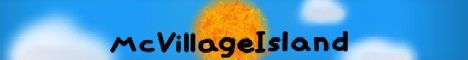 McVillageIsland banner McVillageIsland Minecraft server banner