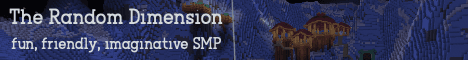 The Random Dimension banner The Random Dimension Minecraft server banner
