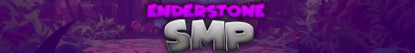 EnderStone SMP banner EnderStone SMP Minecraft server banner
