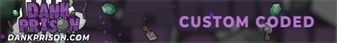 Dank Prison banner Dank Prison Minecraft server banner