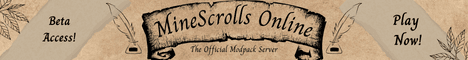 MineScrolls Online RPG banner MineScrolls Online RPG Minecraft server banner