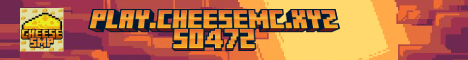CheeseSMP banner CheeseSMP Minecraft server banner