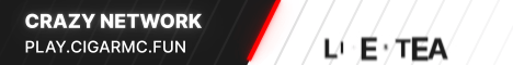 Crazy Network banner Crazy Network Minecraft server banner