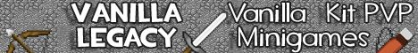 Vanilla Legacy banner Vanilla Legacy Minecraft server banner