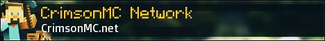 CrimsonMC banner CrimsonMC Minecraft server banner