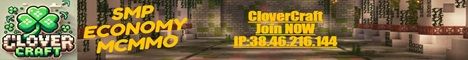 CloverCraft banner CloverCraft Minecraft server banner