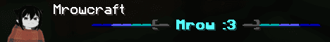 Mrowcraft banner Mrowcraft Minecraft server banner