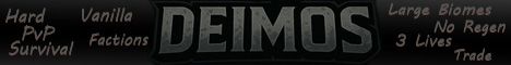 Deimos banner Deimos Minecraft server banner