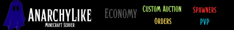 AnarchyLike banner AnarchyLike Minecraft server banner