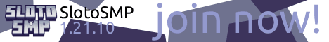 SlotoSMP banner SlotoSMP Minecraft server banner