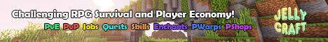 JellyCraft banner JellyCraft Minecraft server banner