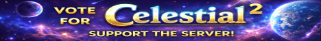 CelestialSquared banner CelestialSquared Minecraft server banner