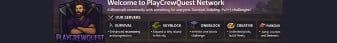PlayCrewQuest.com banner PlayCrewQuest.com Minecraft server banner