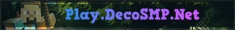 Deco SMP banner Deco SMP Minecraft server banner