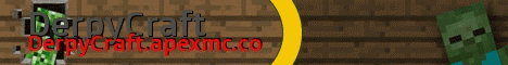 DerpyCraft banner DerpyCraft Minecraft server banner
