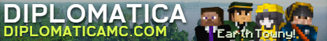 DiplomaticaMC banner DiplomaticaMC Minecraft server banner