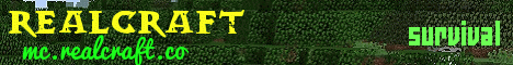 realcraft smp banner realcraft smp Minecraft server banner