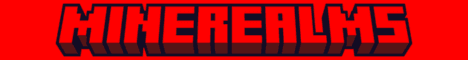 MineRealms banner MineRealms Minecraft server banner