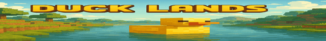 Duck Lands banner Duck Lands Minecraft server banner