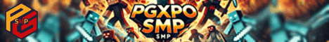 PGxPO SMP banner PGxPO SMP Minecraft server banner