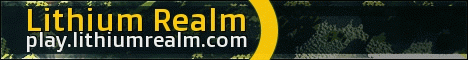 LithiumCraft Vanilla Survival banner LithiumCraft Vanilla Survival Minecraft server banner