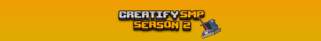 Creatify SMP banner Creatify SMP Minecraft server banner
