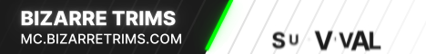 Bizarre Trims banner Bizarre Trims Minecraft server banner