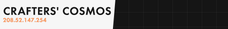 Crafters Cosmos banner Crafters Cosmos Minecraft server banner