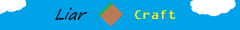 Liar Craft banner Liar Craft Minecraft server banner
