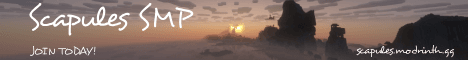 Scapules Server banner Scapules Server Minecraft server banner