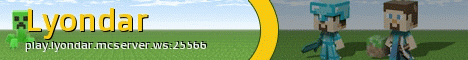 Lyondar banner Lyondar Minecraft server banner