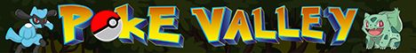PokeValley banner PokeValley Minecraft server banner