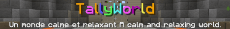 TallyWorld banner TallyWorld Minecraft server banner