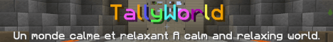 TallyWorld banner TallyWorld Minecraft server banner