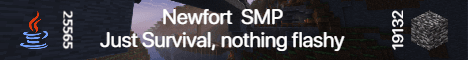 Newfort SMP banner Newfort SMP Minecraft server banner