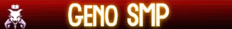 Geno SMP banner Geno SMP Minecraft server banner